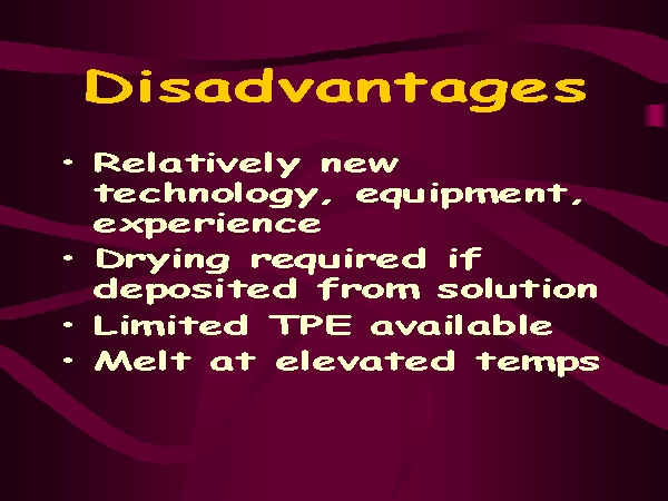 disadvantages